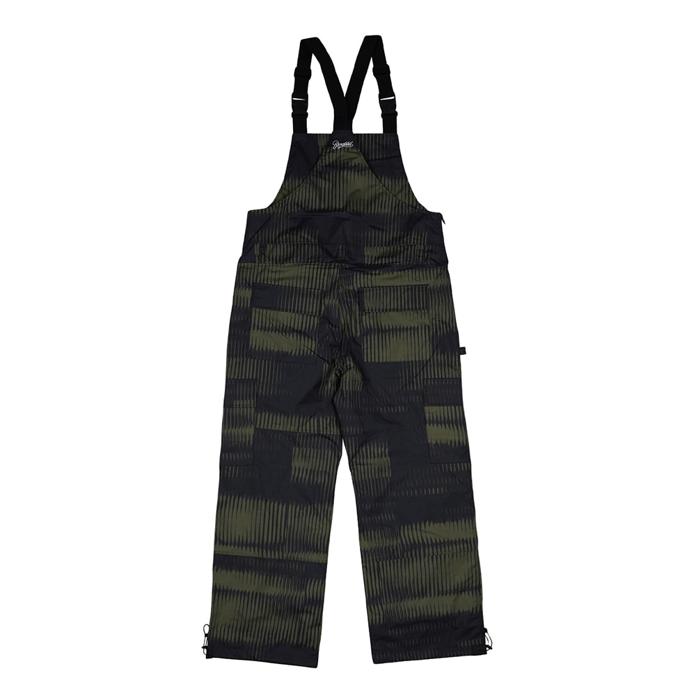 비에스래빗 2223 BSRABBIT IVT CARGO BIB PANTS BLACK FOREST 스노우