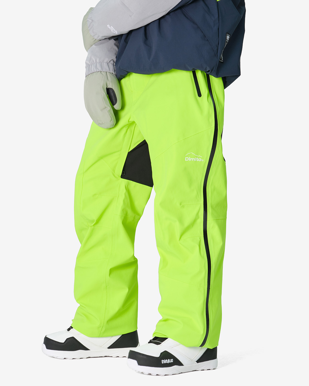 디미토 2223 DIMITO LEVEL 2L FULL ZIP PANTS VOLT 스노우 보드복 팬츠