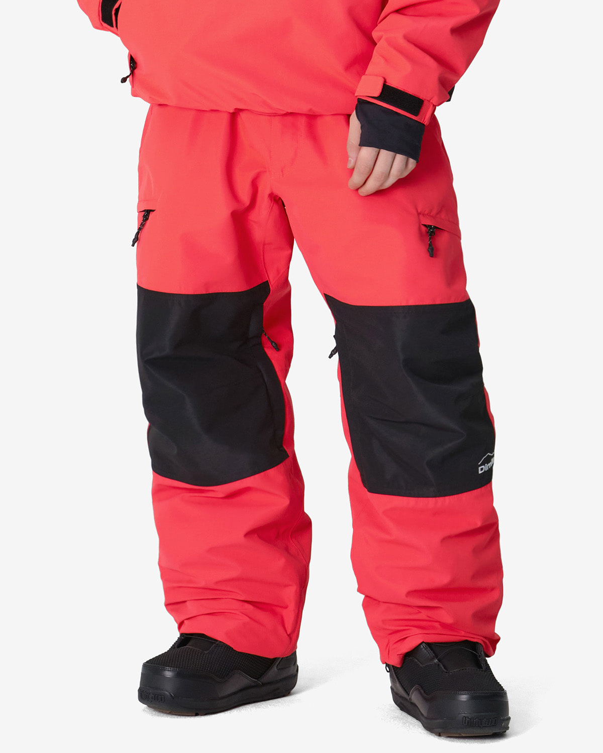 디미토 2223 DIMITO BLOCK MT PANTS CRIMSON 스노우 보드복 팬츠