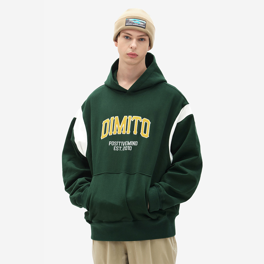 DIMITO디미토 2223 DIMITO AUTHENTIC HOODIE FOREST GREEN 보드복후드
